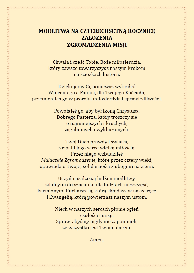 24 04 20 Modlitwa jubileuszowa